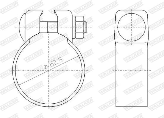 Clamping Piece, exhaust system 80365 - image 9