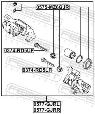 Brake Caliper 0577-GJRR