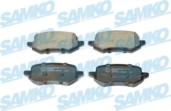 Brake Pad Set, disc brake 5SP2265