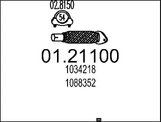 Exhaust Pipe 01.21100