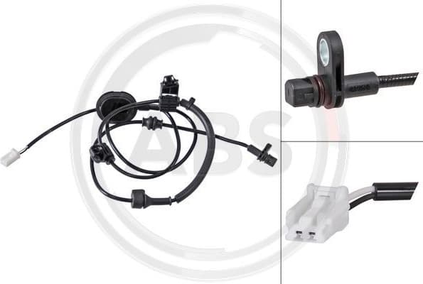 Sensor, wheel speed 32112