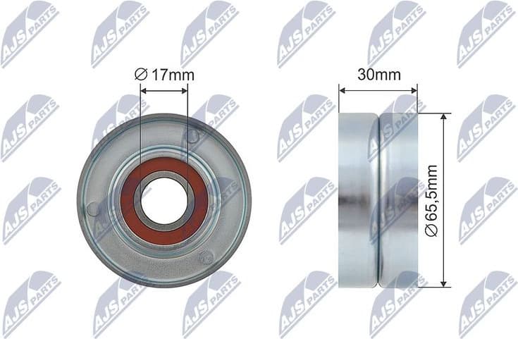 Tensioner Pulley, V-ribbed belt RNK-RE-004