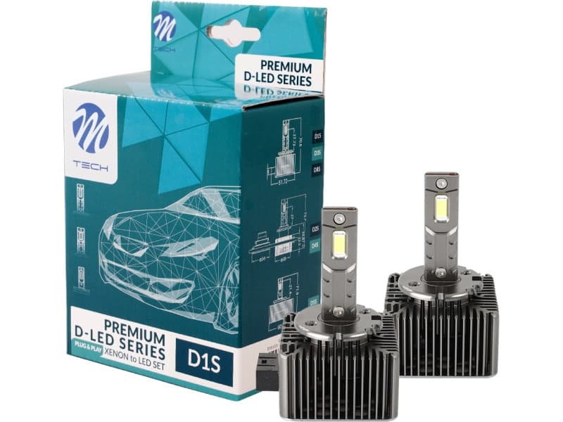 Lemputės D1S LED Plug&Play kmpl (2vnt) - LZXD1S (M-TECH) - Autoera