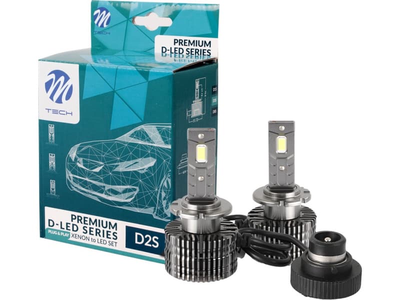 Lemputės D2S LED Plug&Play kmpl (2vnt) - LZXD2S (M-TECH) - Autoera