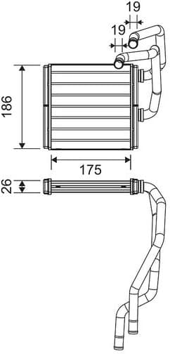 Heat Exchanger, interior heating 811511