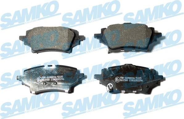 Brake Pad Set, disc brake 5SP2296