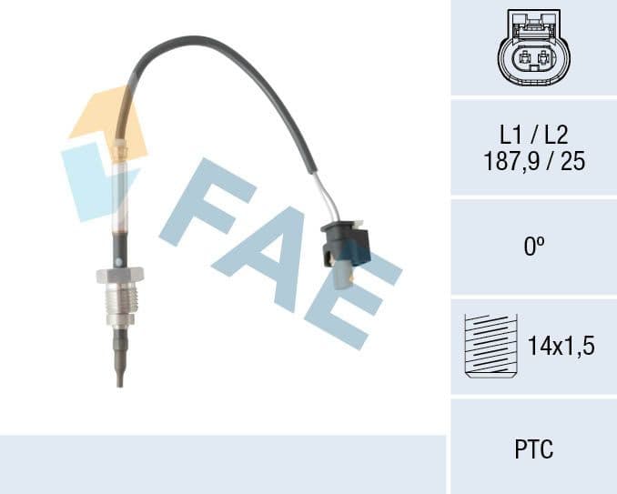 Sensor, exhaust gas temperature 68052