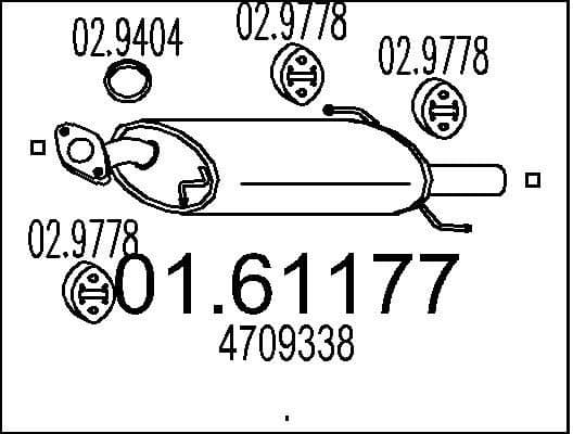 Rear Muffler 01.61177