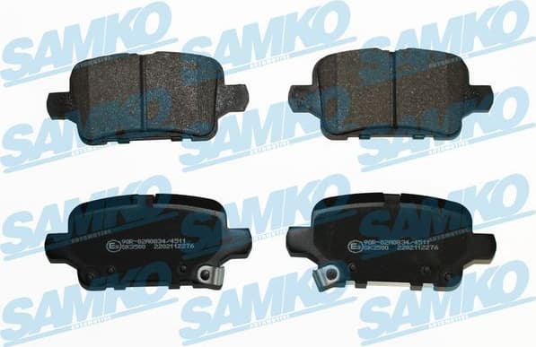 Brake Pad Set, disc brake 5SP2276