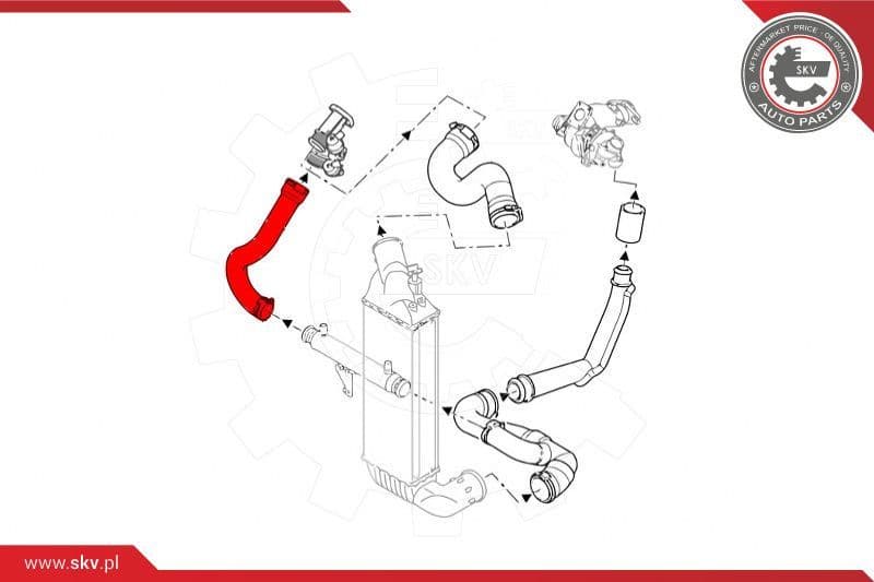 Charge Air Hose 43SKV210 - image 4