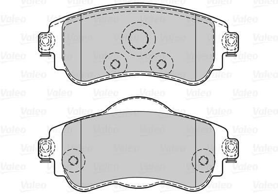 Brake Pad Set, disc brake ESSENTIAL 302341 - image 2