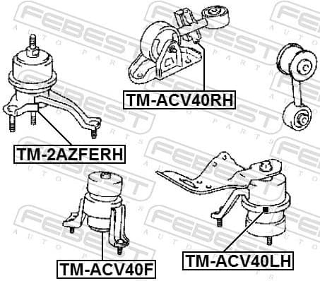 Mounting, engine TM-ACV40LH - image 2