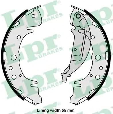 Brake shoes 81061