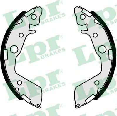 Brake shoes handbrake 81075