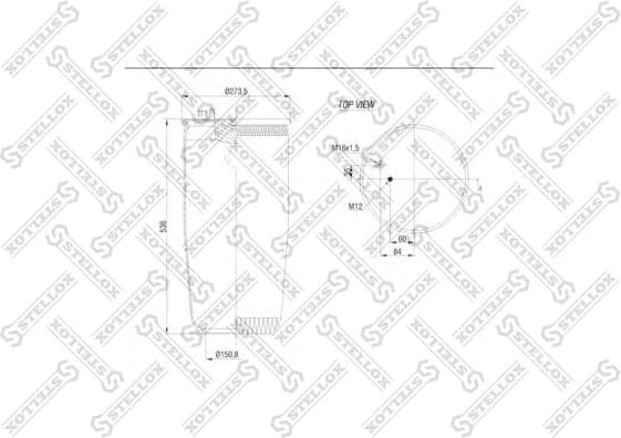 Bellow, air suspension 84-00144-SX