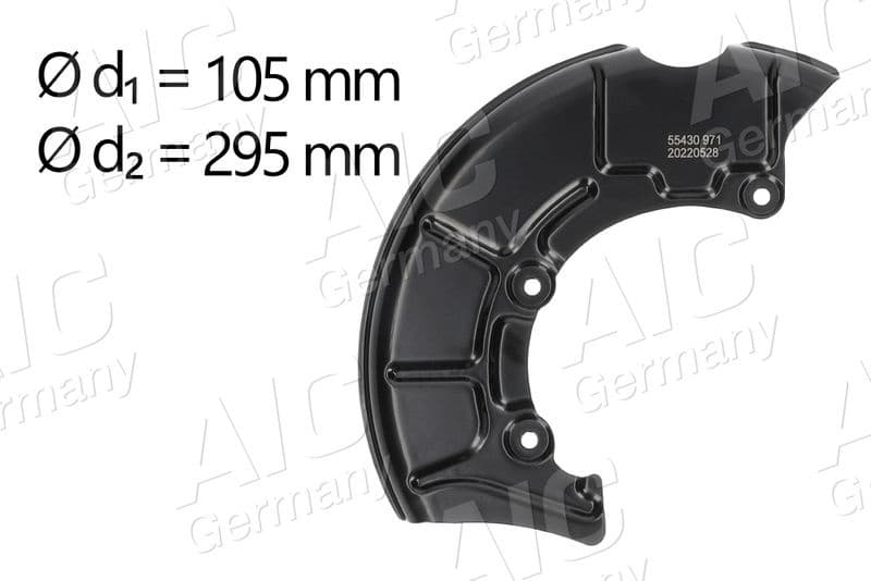 Splash Guard, brake disc Original AIC Quality 55430