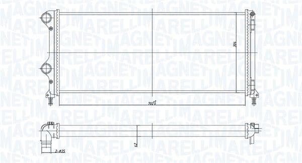 Radiator, engine cooling 350213187200