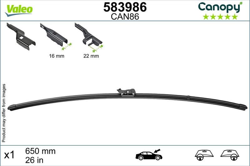 Wiper Blade CANOPY 583986