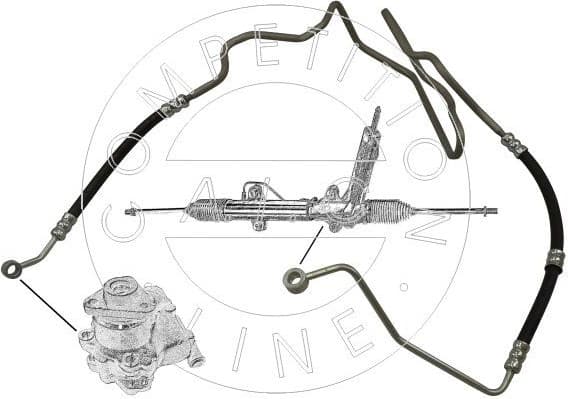 Hydraulic Hose, steering Original AIC Quality 57188 - image 2