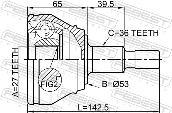 Joint Kit, drive shaft 2310-033 - image 2