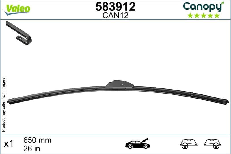 Wiper Blade CANOPY UPGRADE 583912