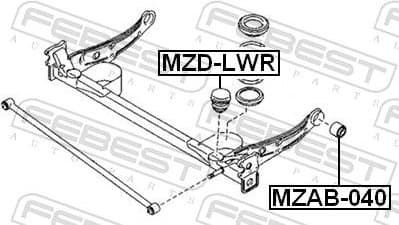 Rubber Buffer, suspension MZD-LWR - image 2