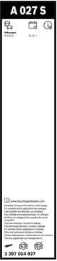 Wiper Blade Aerotwin 3 397 014 027 - image 5