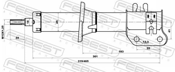 Shock Absorber 10667898FL