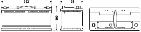 Starter Battery EXCELL ** EB1100 - image 2