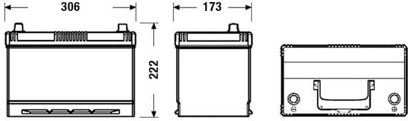 Starter Battery EFB EL954 - image 2