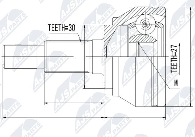 Joint Kit, drive shaft NPZ-VW-027