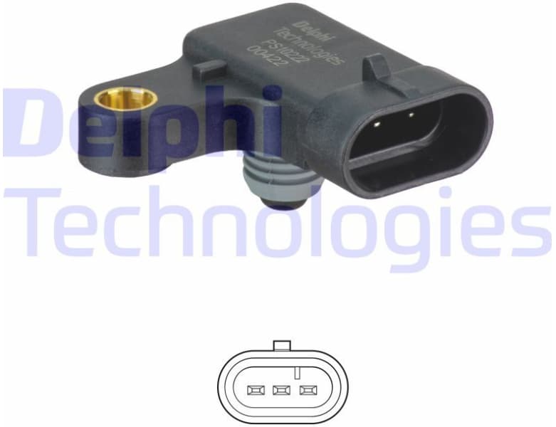 Sensor, boost pressure PS10222