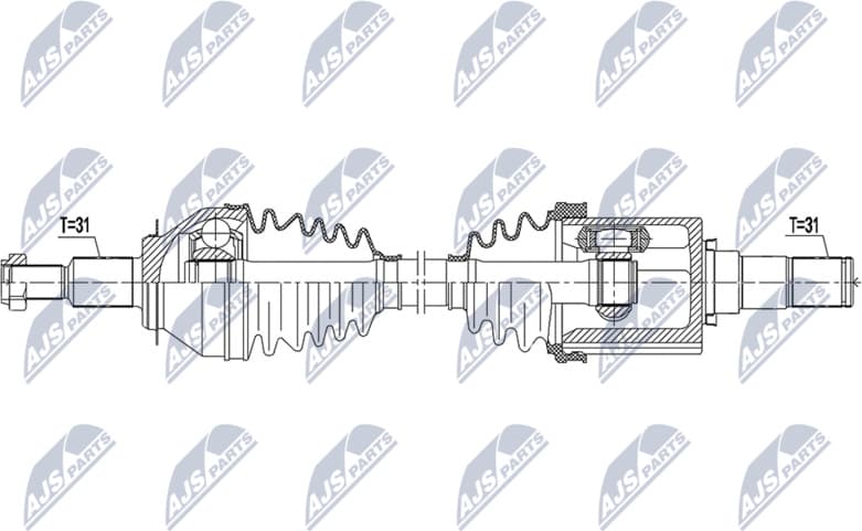 Drive Shaft NPW-MZ-074