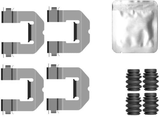 Accessory Kit, disc brake pad 82559400