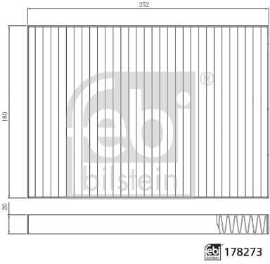 Filter, cabin air 178273 - image 2