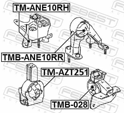 Mounting, engine TMB-ANE10RR - image 2