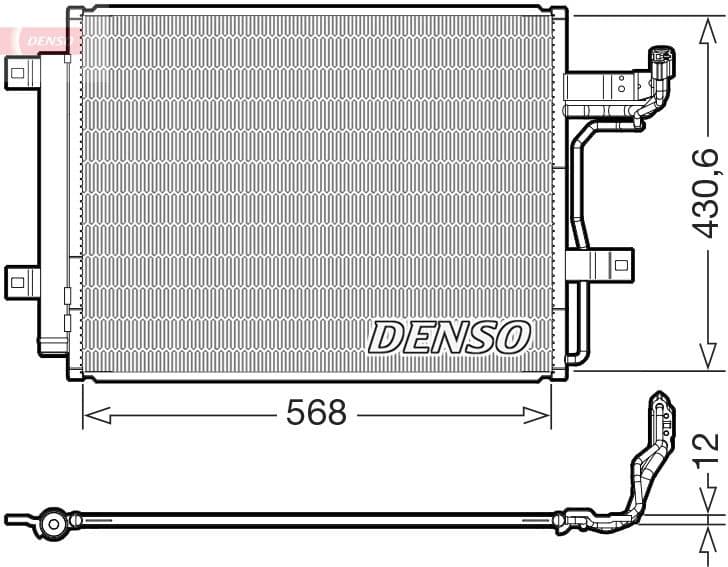 Condenser, air conditioning DCN44019