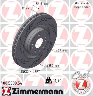 Brake Disc BLACK Z 400.5500.54