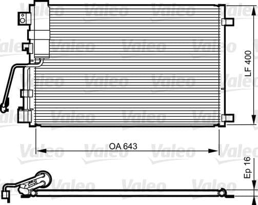 Condenser, air conditioning 814009