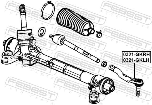 Tie Rod End 0321-GKRH - image 2