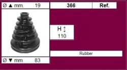 CV Joint Boot kit with clamps and grease