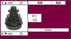 CV Joint Boot kit with clamps and grease