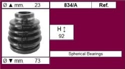 CV Joint Boot kit with clamps and grease