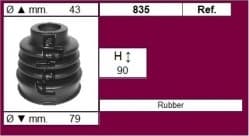 Apsauga granatos komplektas su sąvaržomis ir tepalu