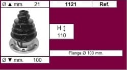 CV Joint Boot with metal plate