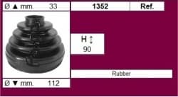 CV Joint Boot kit with clamps and grease