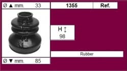 CV Joint Boot kit with clamps and grease