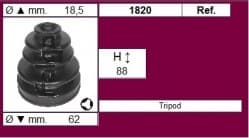 Apsauga granatos tripodo