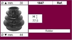 CV Joint Boot kit with clamps and grease