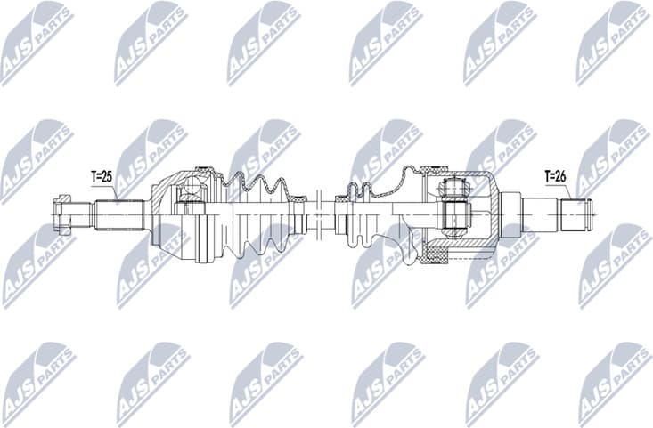 Drive Shaft NPW-FR-165